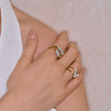 Celestial Duet Hoops Ring - booneealus