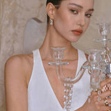 Entwined Light C-Hoop Earrings - booneealus