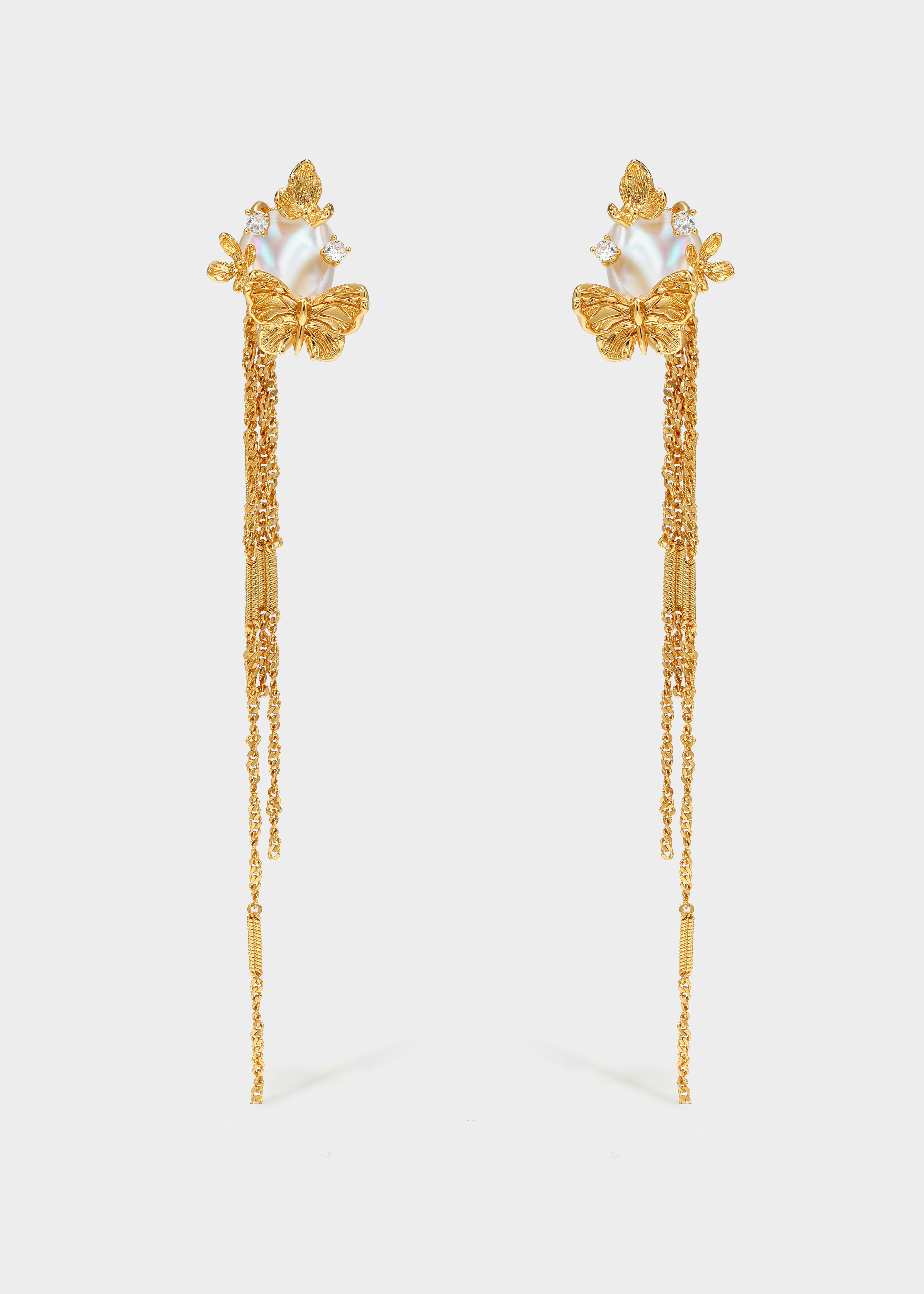 Pearl Genesis Earrings - booneealus